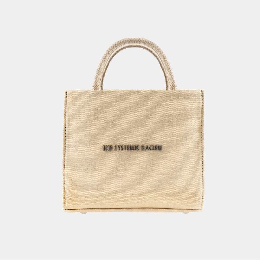 BRANDON BLACKWOOD “END SYSTEMIC RACISM” BAG